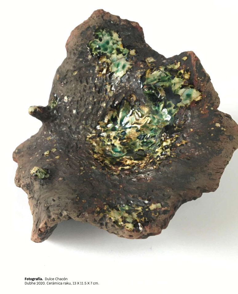 Meteorito Dubhe Ceramica Raku Dulce Chacon