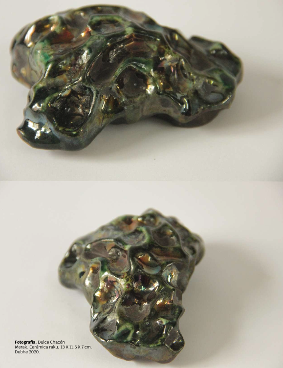 Meteorito Merka Ceramica Raku Dulce Chacon